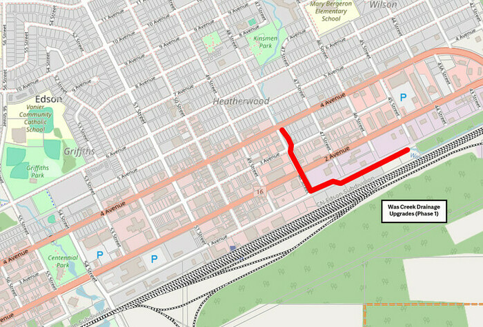 Wase Creek Project map