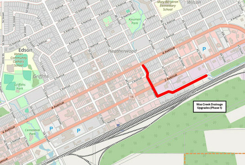 Wase Creek Project map