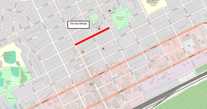 7th Ave Rehab (48 Street to 50 Street)