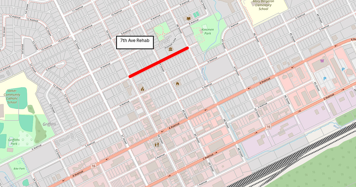 7th Ave Rehab (48 Street to 50 Street)