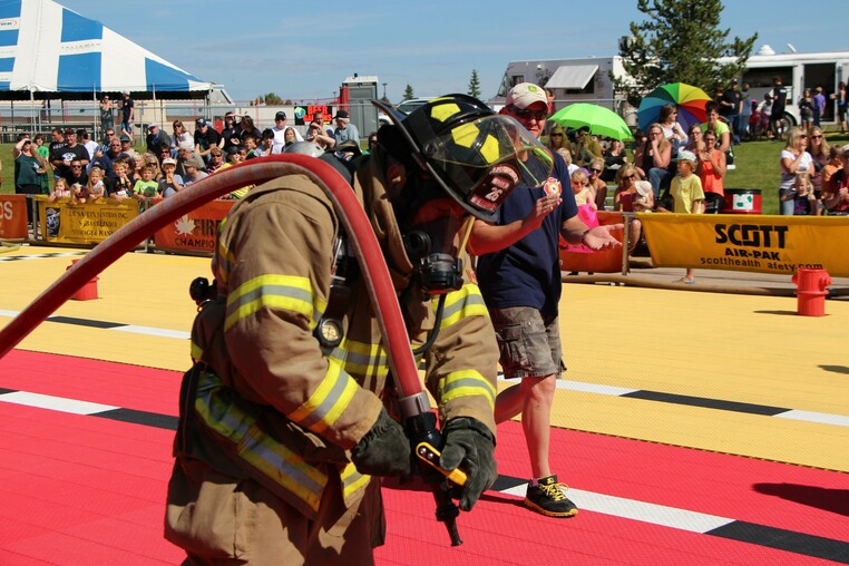 Team Edson and Team Kamloops at Firefit in Aldergrove, BC