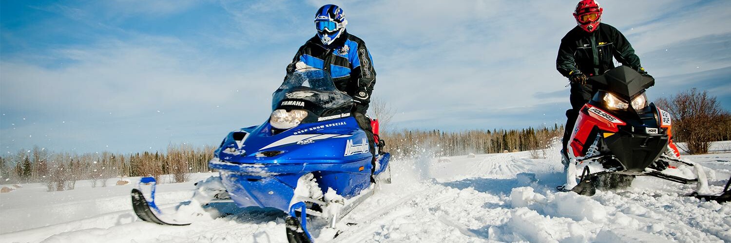 Snowmobiling