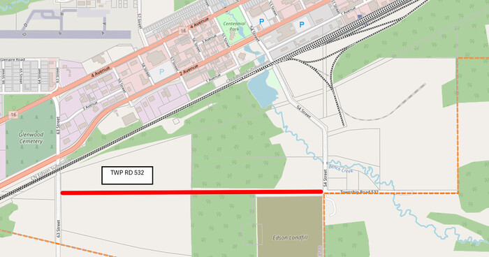 Township Road 532 Construction